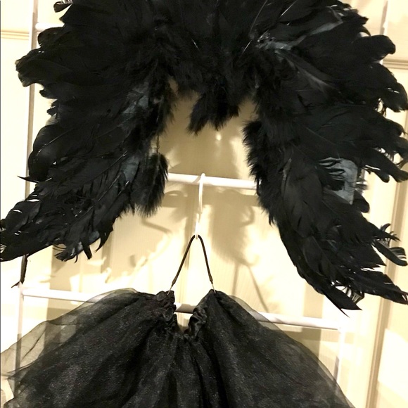 Angel wings with tutu - Picture 1 of 3